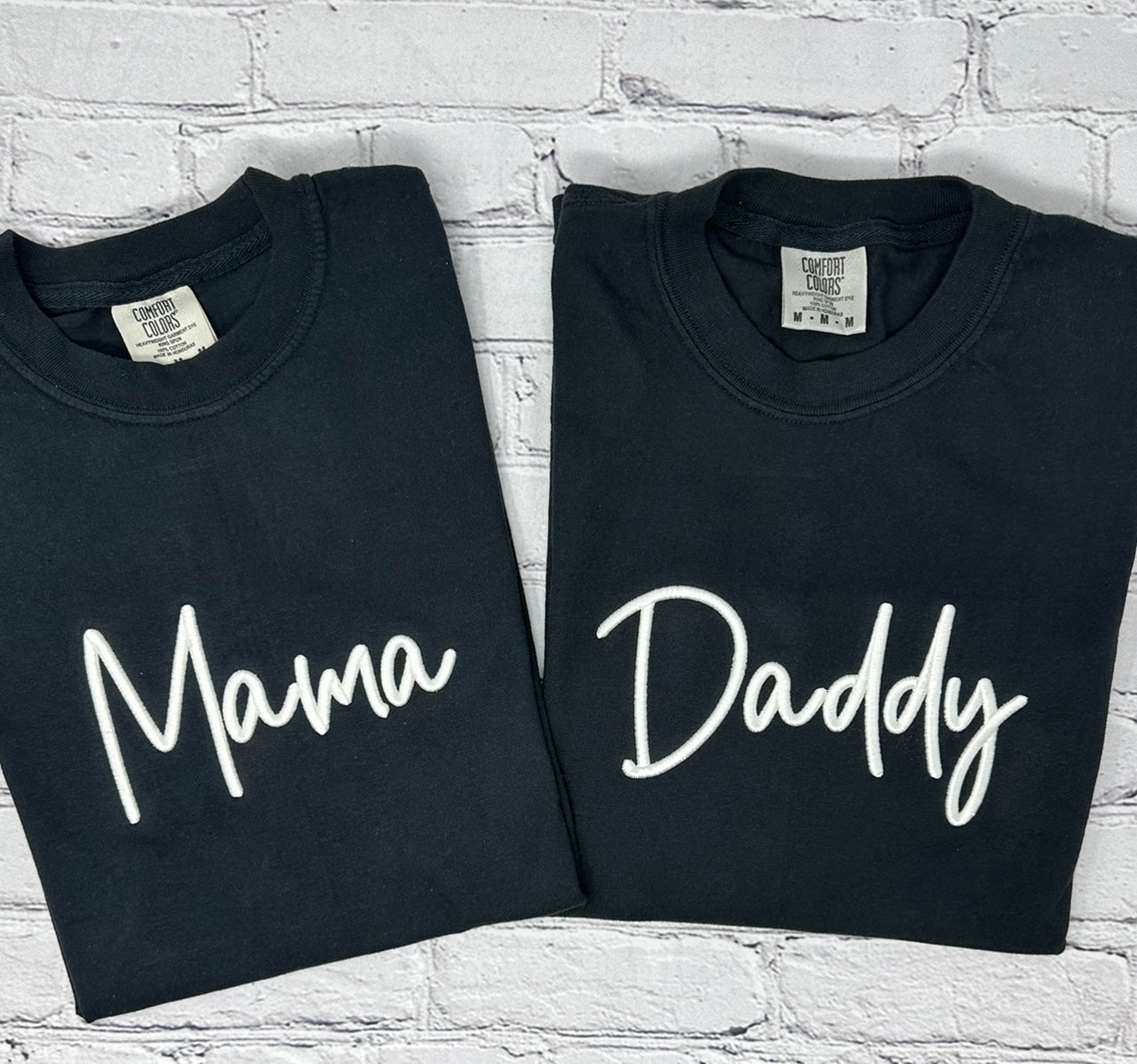 Daddy Embroidered 3D Puff Tshirt