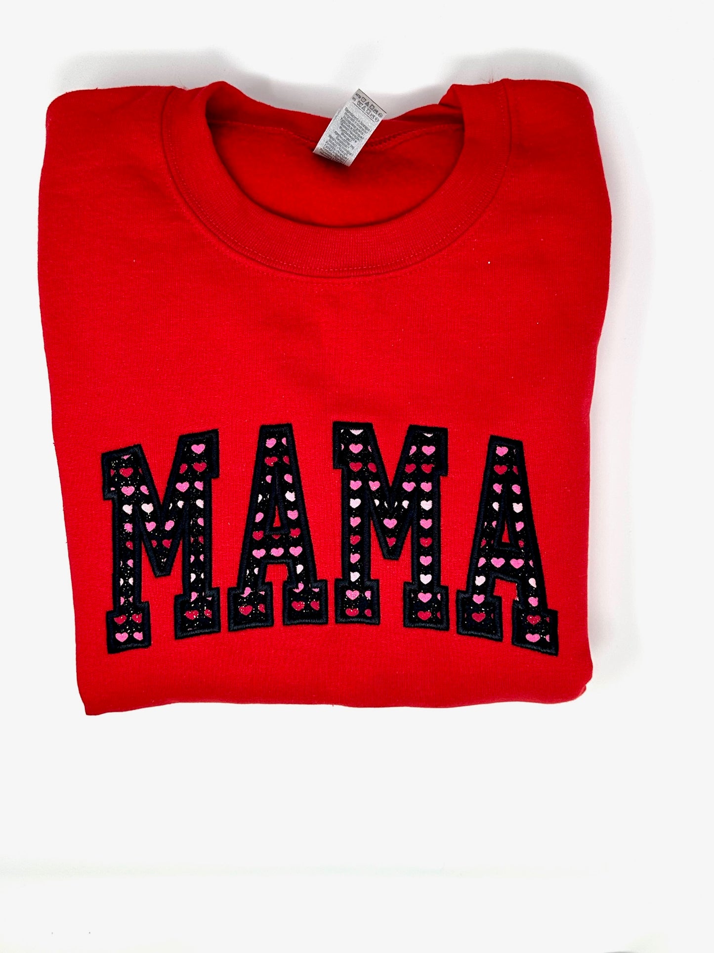 Embroidered Mama Crewneck Sweatshirt