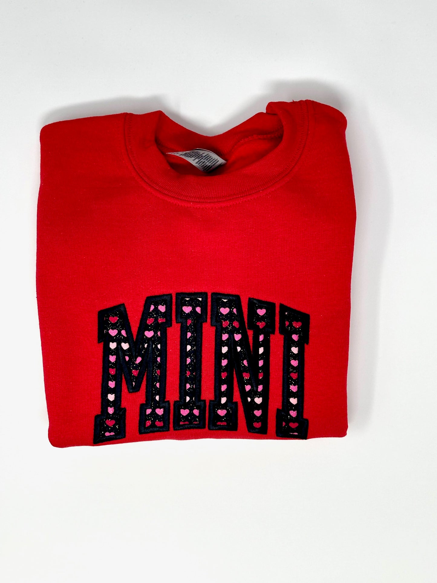Embroidered Mini Crewneck Sweatshirt